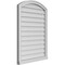 Ekena Millwork Arch Top Surface Mount PVC Gable Vent: Functional, w/ 2"W x 2"P Brickmould Sill Frame, 28"W x 38"H GVPAR28X3803SF - alternate 2